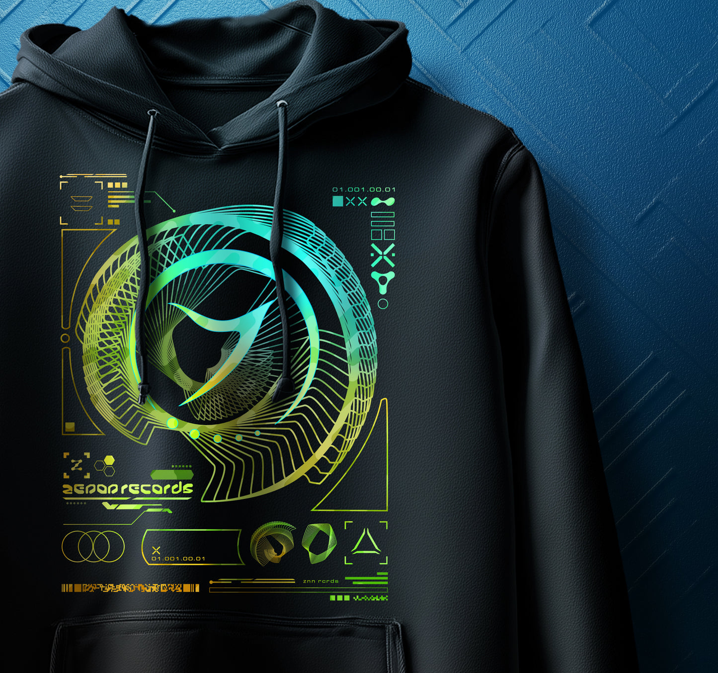 DIGITAL RESONANCE - Unisex Hoodie