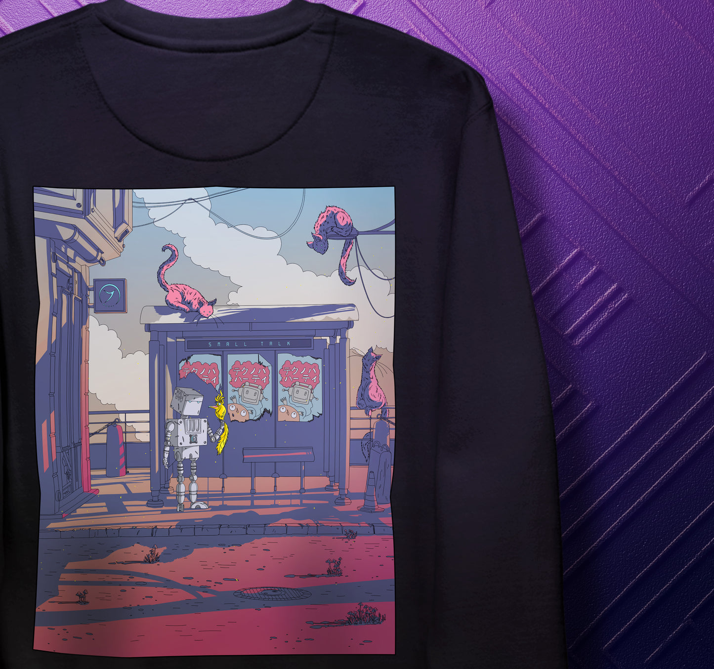 SMALL TALK - Unisex Premium Sweatshirt