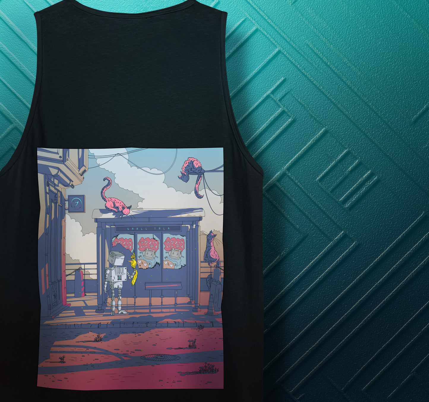 SMALL TALK - Men’s premium tank top